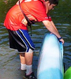 canoeing Eskimo roll balance