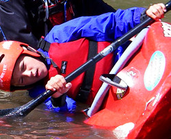 Canoeing fully clothed